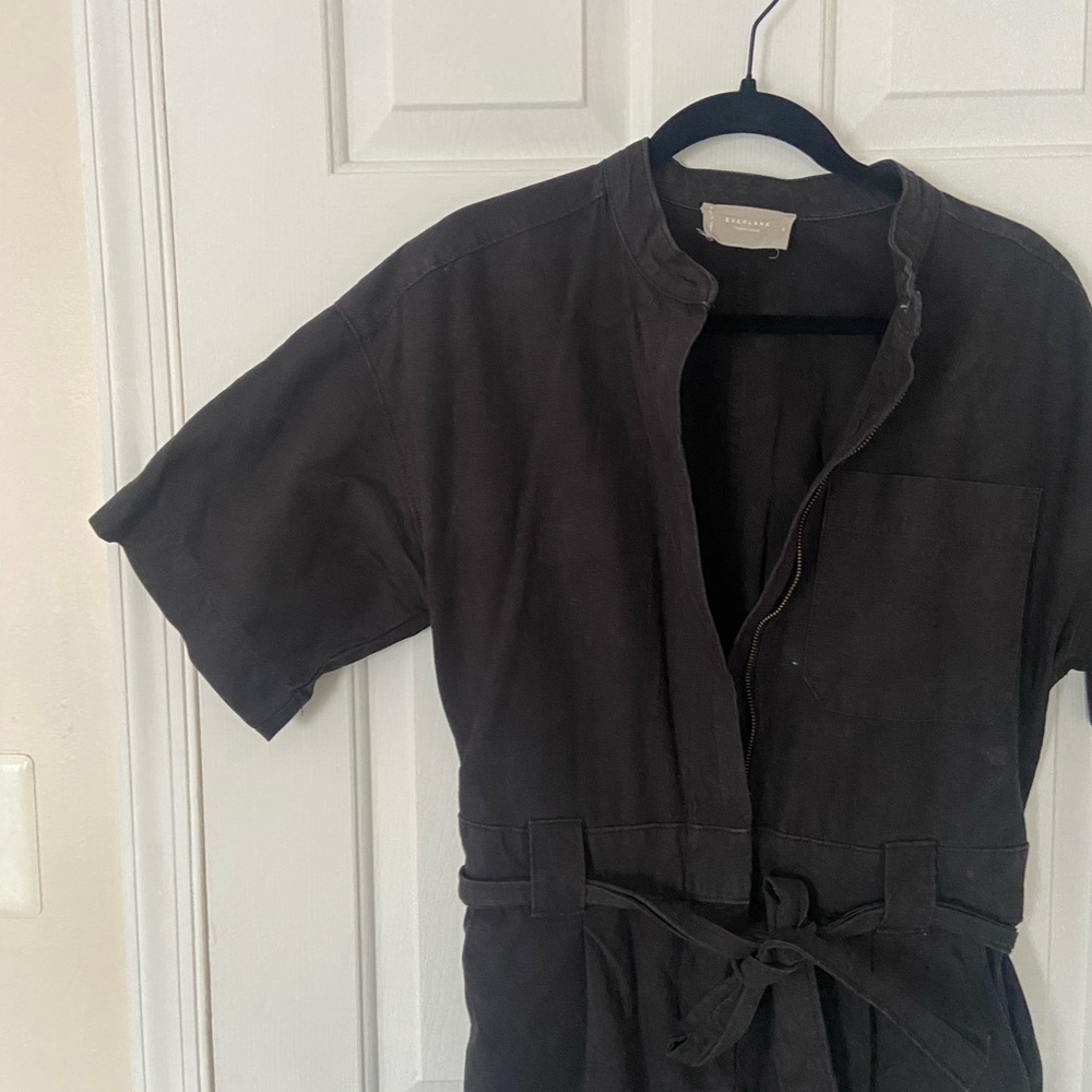 Everlane Classic Black Jumpsuit